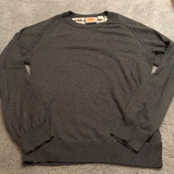 Hugo Boss (Boss Orange) Grey Men’s Sweater - Picture 2 of 2